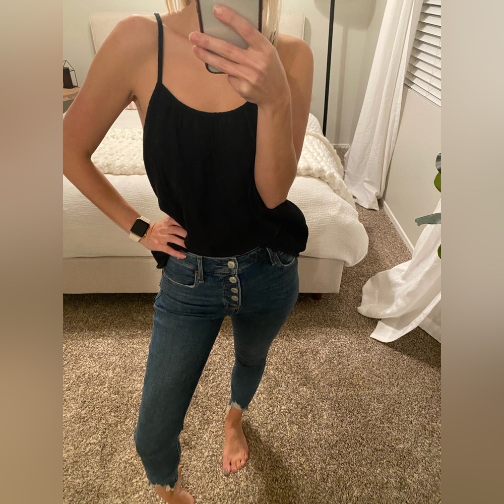 Black tank top